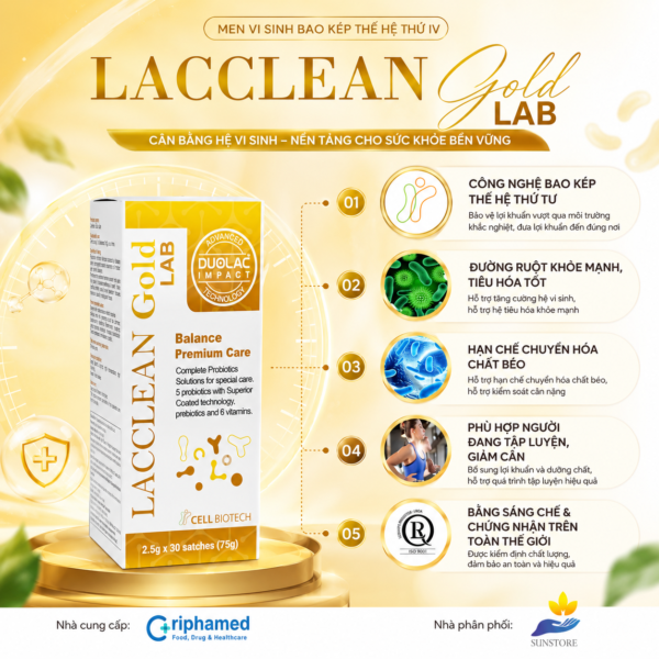 Men Vi Sinh LaccleanGold Lab