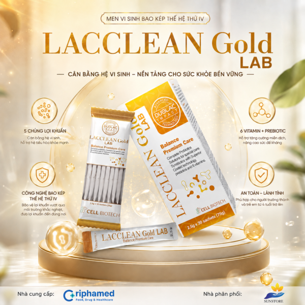 Men Vi Sinh LaccleanGold Lab