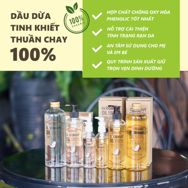 Dầu Dừa Ép Lạnh BlueFire