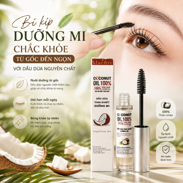 Dưỡng Mi Dầu Dừa