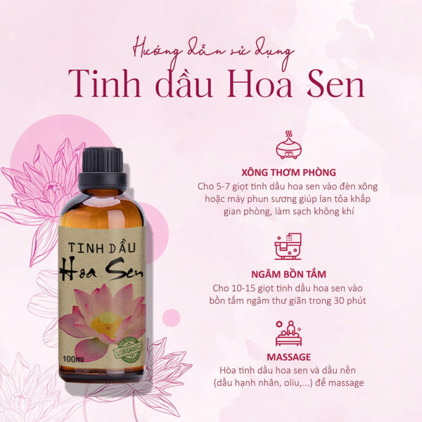 Tinh Dầu Sen Hồng