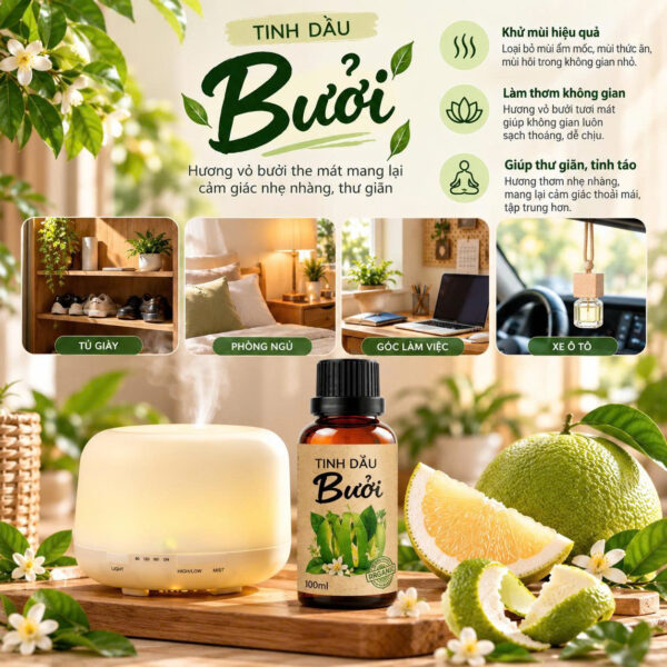 Tinh Dầu Bưởi Thiên Nhiên