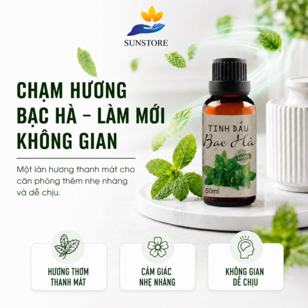 Tinh Dầu Bạc Hà Thiên Nhiên