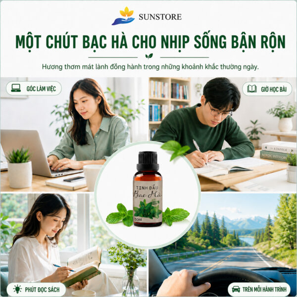 Tinh Dầu Bạc Hà Thiên Nhiên